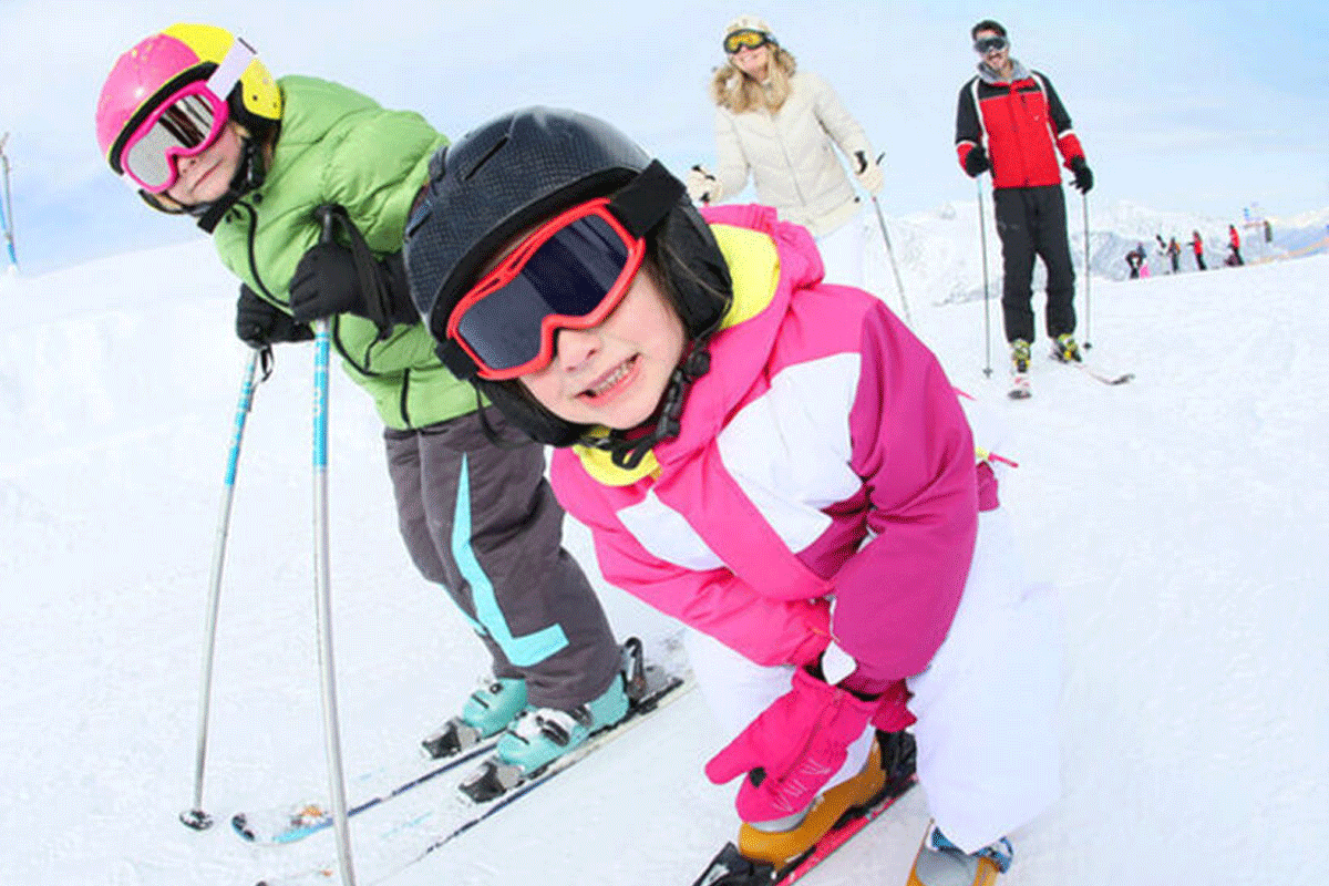 Skiën met kleine kinderen